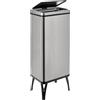 WELL HOME MOBILIARIO & DECORACIÓN Pattumiera intelligente con apertura automatica o contatto manuale da 60 l, 35,5 x 26 x 95,5 cm, colore grigio.