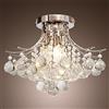 SM Saint Mossi SAINT MOSSI Lampadario Classico in Cristallo Lampadari Moderni Lampadario da Soffitto Lampadario Cristallo Moderno Lampada Plafoniera 3 X 40W E12 / E14 non incluse [Classe di efficienza energetica A++