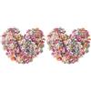Vauki 100 pezzi di margherite artificiali, mini fiori colorati - come vera decorazione per ghirlande fai da te, decorazione per capelli, decorazione per la casa, fotografia, San Valentino e giardino