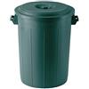 Stefanplast Bidone Porta Immondizie con Coperchio Verde l. 100