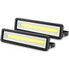 Yexati Lotto di 2 Outdoor Faretto LED da Esterno 50W 4000LM, Faro LED Outdoor IP66 Impermeabile, 5000K Bianco Freddo Illuminazione per Terrazza, Giardino, Cortile, Parco, Garage