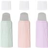 Alyxen 3 Pezzi Strumento per La Rimozione Dei Punti Neri,Portatile Rimuovi Punti Neri Viso Raschietto per Viso e Naso Strumento Punti Neris per Donne e Uomini Rosa Viola Verde