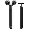 Beauty Bar - Massaggiatore elettrico 2 in 1, rullo 3D e massaggiatore viso a forma di T per braccia, occhi, naso e testa