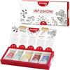 REGINA DI CUORI - SCATOLA REGALO C'ERA UNA VOLTA REGINA DI FIORI 30 FILTRI TISANE BIOLOGICHE IN 5 GUSTI - 90 GR