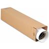 Master'in Tubo di cartone quadrato singolo scanalato, 120 x 120 x 610 mm, confezione da 20 pezzi, colore: Marrone
