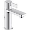 Duravit D-Neo Rubinetto bagno lavabo, Taglia M (altezza bocca 110 mm), Miscelatore lavabo bagno con saltarello, cromo