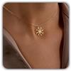 Handmade Rotondo forma collana, Medusa argento sterling Design per lei per amico