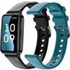 SPC Duo Fit - Smartband con display AMOLED 1,47" | Chiamate e notifiche Bluetooth | Oltre 100 sport | 2 cinturini (nero e turchese) | Durata batteria fino a 8 giorni | IP68 | App Smart You