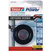 tesa Extra Power Nastro per Riparazioni Estreme - Nastro autoagglomerante per riparazioni di cavi e tubature - Per uso interno ed esterno - Colore: Nero - 2,5 m x 19 mm