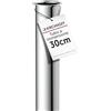 Kirchhoff 98848318 sommergibile 30 cm, Cromato, prolunga 300 mm Bottiglia e sifone Tubolare, 1 1/4 Pollici, Tubo aggiuntivo Extra Lungo lavandino, Scarico in Acciaio Inox, Cromo