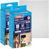 Tesa INSECT STOP Zanzariera a Strappo Premium - 2x 130 x 150 cm - Grigia