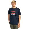 BILLABONG Men Wave Short Sleeve Navy M M