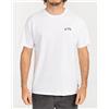 BILLABONG Men Arch Wave SS White M M