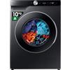 Samsung Lavatrice Ai Control EcoDosatore F-WM106U94LB3M Libera installazione, 10 Kg, Wifi, Ecodosatore, Vapore, Carica Frontale, 3 Mesi Garanzia Extra, Corpo: Nero, Oblò: Nero, 60l x 85h x 55p cm
