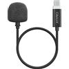 Cubilux Microfono a collo d'oca USB C, 96 kHz/24 bit