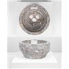wohnfreuden Lavabo in marmo, rotondo, 30 cm, grigio, con selezione unica