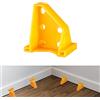 EONHANCE Set di 40 distanziatori migliorati per pavimenti, con spessori di 0,63 cm (1/4") e 0,85 cm (1/3"), strumento di posa per pavimenti in laminato e vinile (40 pezzi, giallo)