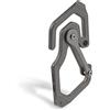 KeyUnity KU06 Strumento portachiavi a moschettone in titanio, apribottiglie con cacciavite per uso quotidiano