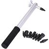 Akozon Dent Hammer, Car Body Paintless Dent Riparazione Hammer Tap Downdown in lega di alluminio con 8 teste