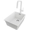 PRIMAGRAN Lavandino sottotop al Mobile 40cm + Rubinetto, 36x47cm