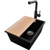 PRIMAGRAN Lavandino sottotop al Mobile 40cm + Rubinetto, 36x47cm