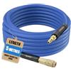 GUIVACI Tubo per Aria Compressa in PVC 5m - 6/12mm, Attacco Rapido e Innesto Maschio, 20 Bar, Antipiega, per Compressore e Officina, Blu