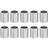 PATIKIL M6 Distanziali in Acciaio Inossidabile, 10pz Distanziatore Metallico Acciaio Inossidabile 6,1mm ID x 8mm OD x 10mm L Stainless Steel Spacer Vite Rotondo per 1/4 M6 Bulloni a Vite