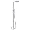 ERCOS Colonna Doccia In Ottone Comato , Dimensione Variabile da 1750 MM a 2300 MM , Kit Completo Di Miscelatore Asta Doccia Sifone Doccetta Con Supporto e Flessibile.
