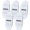 Krawnxin Guida Cinghia Tapparella 14 mm Cinghia Avvolgibile con Spazzola, Plastica, Bianca (14mm X 5pcs)