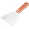 PATIKIL 4 Coltello Stucco Acciaio Inossidabile Lama Strumento Raschietto con Maniglia Legno per Riparazione Parete Pittura Scrostatura Rimozione Carta Parati