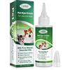 Onznoz Gocce Oculari per Animali Domestici 60Ml, Gocce Oculari Antibatteriche per Animali Domestici, Gocce Oculari per Cani E Gatti, 100% Naturale, Allevia Prurito E Irritazione (1)