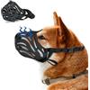XFSRG Museruola per Cani a Cestello Coprimuso Cane Regolabile Museruola Cane Traspirante Protezione Muso per Addestramento Passeggio Viaggio (S)