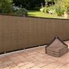 LLXNQ026 Rete ombreggiante Marrone 2x4m Telo Ombreggiante per Recinzioni Giardino