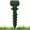 Generico Solar Powered Ultrasonic Mole Repeller Stake, Serpente & Skunk Repellent, Impermeabile Ultrasonic Repellent Cat Repeller E Scarer, Impermeabile Solar Powered Screw Mole Repellents (1pcs)