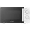 Hyundai Microonde 20 litri base libera installazione, bianco HMW2702. 700 W, 5 programmi, controllo manuale, modalità scongelamento, rivestimento interno, facile pulizia, timer 35 minuti