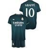 Real Madrid - Kit Segunda Equipación Temporada 26/27, Verde, Mbappé 10, Edad 6 Años - Réplica con Licencia Oficial