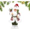 Generico Figurine di Babbo Natale - Statua di Babbo Natale Natalizia - Figurina del Personaggio Natalizio,per Celebrazione E Festa Tavolo da Pranzo Libreria Davanzale Interni Ed Esterni