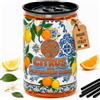 CAN SMELL - Diffusore Profumo Ambiente in Lattina, Profumatore per Ambienti Bastoncini Agrumi ed Essenza Mediterranea | Deodorante Casa Made in Italy, Lunga Durata | 200ml