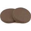 Generic Cuscini Sedia Rotondi 40/35/30/45/50cm Cuscino Sedie Antiscivolo 2 pezzi per Sedie Cucina Giardino e Sala da Pranzo Casa Sgabello Cuscino Sedia Rotondo Cuscini sfoderabili(Brown,Diameter: 30CM/12in)