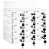 Easnuroz Contenitore Per Telefoni Cellulari 12-80 Slot Cell Phone Locker Box Per L'aula Con Serrature E Chiavi Per Porta Armadietto Mobile Per Ufficio E Casa(15)