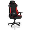 Nitro Concepts X1000 Sedia da Gaming - Sedia da Ufficio - Rivestimento in Tessuto - 135 kg - Nero/Rosso, X-Large