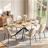 APICIZON Tavolo Rotondo Allungabile, 110-150 x 76 cm Tavolo da Pranzo