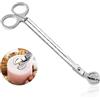 Cuayaes Taglia stoppini per Candela, Tagliapasta stoppino in Acciaio Inox | Taglia stoppino per stoppino Forbice per Stoppiniper gli Amanti Delle Candele Profumate( Argento)