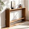 Poxvythb Consolle Sottile, Tavolino Stretto e Lungo per Divano, Tavolo Consolle Ingresso in legno, con spazio di archiviazione; adatto per soggiorno, camera da letto e corridoio.100x15x69cm
