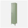 Alice's Garden Armadio camera industriale con 4 vani Verde chiaro - 38x38x180 cm