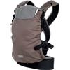 Chicco Skin Fit, Marsupio per Neonati Ergonomico, Per Bambini da 0 Mesi a 9 kg, Regolabile, Ottimo per le Anche dei Bebè, con Spallacci Incrociati e Imbottiti, Cintura Addominale, Con Cappuccio, Beige