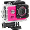 BJdfgE Action Camera Ultra HD 4K/30fps WiFi 2.0 pollici 170D Casco impermeabile subacqueo Registrazione video Ciclismo Sci Telecamere Sport Cam(Pink)