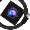 G Lobal Shutter - Modulo fotocamera USB, 5 MP, 60 fps, grandangolare, USB | Obiettivo 120 gradi M12, mini UVC USB3.0 20 pin, fotocamera per PC, Plug and Play, per computer, laptop