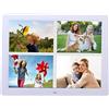 DYTWXG Cornice digitale per foto 15/17/20 pollici Lettore video musicale per foto, cornice elettronica per telecomando, sensore di movimento, regalo per amici e familiari,Black-20Inch (White 17Inch)