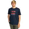Billabong Men Wave Short Sleeve White M M